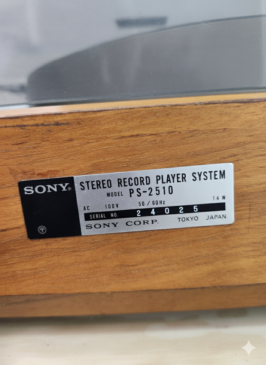 tocadiscos sony ps 2510 – direct drive vintage