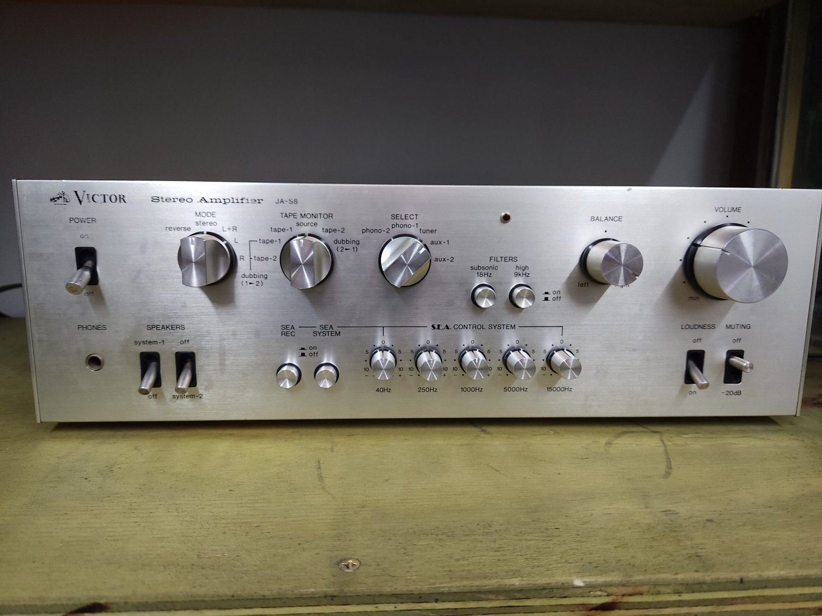 Victor JA-S8 – Amplificador Hi-Fi Clásico Japonés