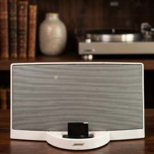 🔊 Bose SoundDock – Sistema de audio compacto de alto rendimiento, el dispositivo bluetooth viene por separado