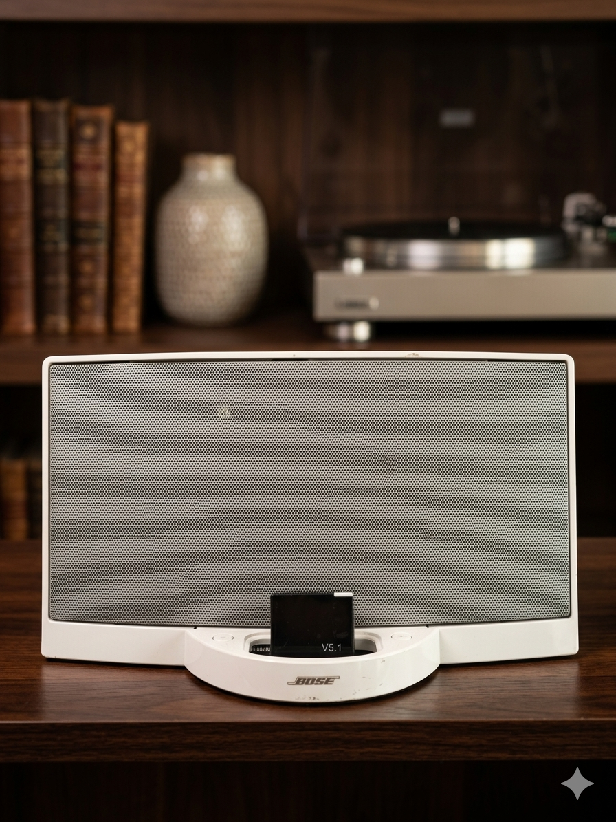 🔊 Bose SoundDock – Sistema de audio compacto de alto rendimiento, el dispositivo bluetooth viene por separado