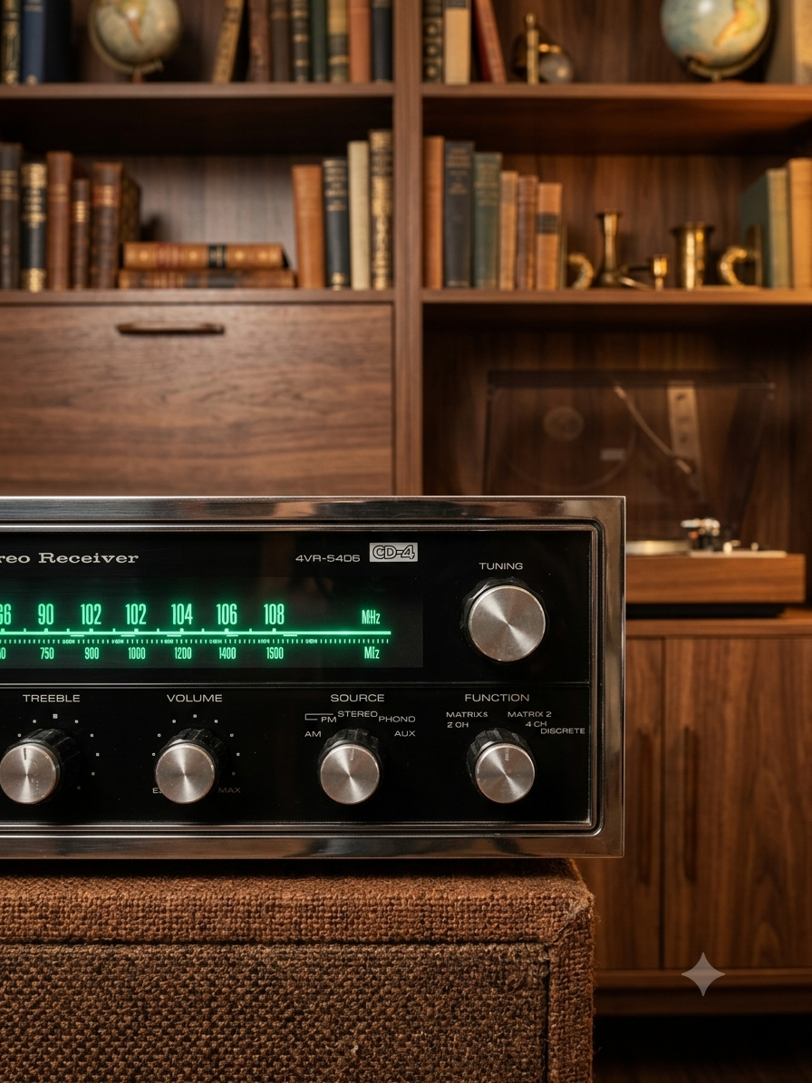Receiver Cuadrafónico Vintage JVC 4VR-5406 – Sonido 4 Canales de Alta Fidelidad | Década de los 70 - Imagen 7
