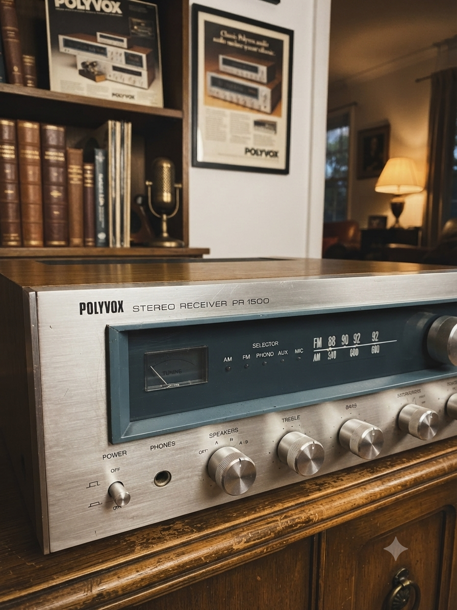 Polyvox PR-1500 | Receiver Vintage Restaurado - Imagen 2